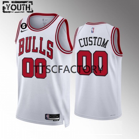 Dres Chicago Bulls Prilagođeni Nike 2022-23 Association Edition Bijela Swingman - Dječji